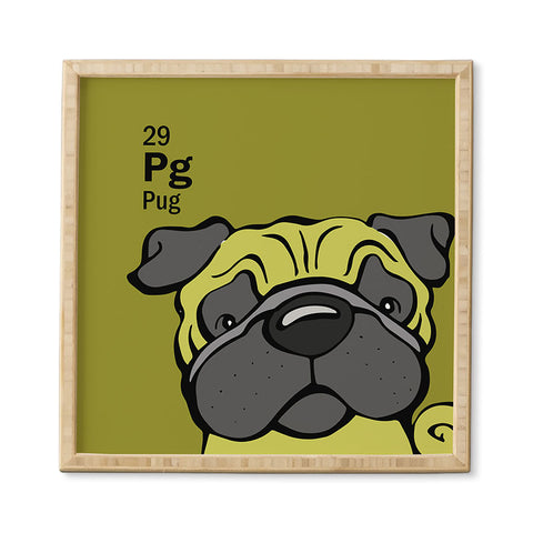 Angry Squirrel Studio Pug 29 Framed Wall Art