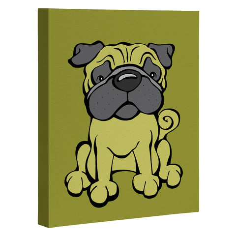 Angry Squirrel Studio Pug 29 Art Canvas