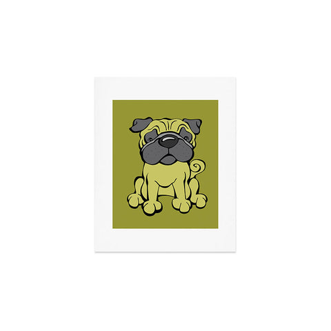 Angry Squirrel Studio Pug 29 Art Print