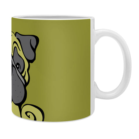 Angry Squirrel Studio Pug 29 Coffee Mug
