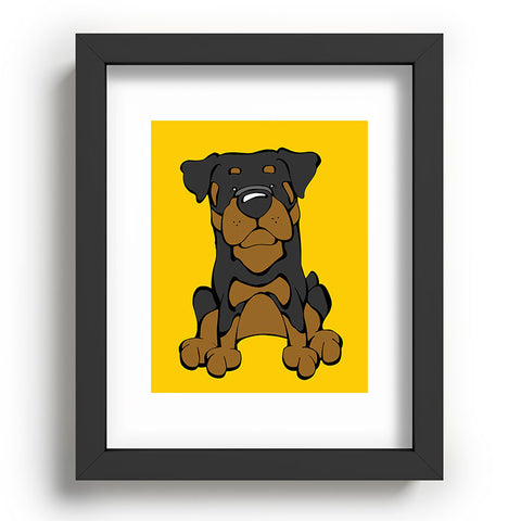 Angry Squirrel Studio Rottweiler 36 Recessed Framing Rectangle