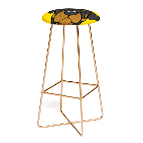 Angry Squirrel Studio Rottweiler 36 Bar Stool