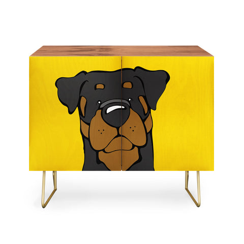 Angry Squirrel Studio Rottweiler 36 Credenza