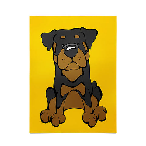 Angry Squirrel Studio Rottweiler 36 Poster