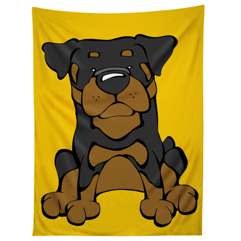 Angry Squirrel Studio Rottweiler 36 Tapestry