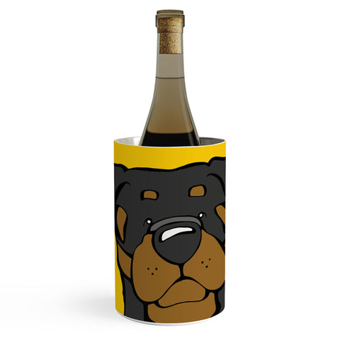 Angry Squirrel Studio Rottweiler 36 Wine Chiller