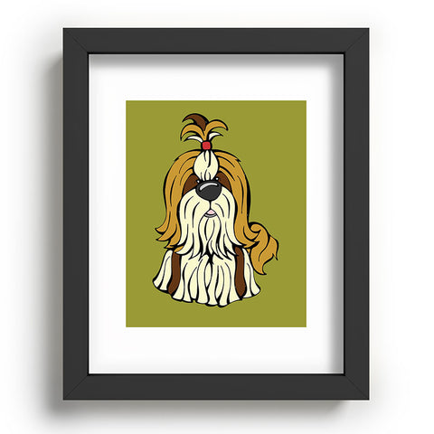 Angry Squirrel Studio Shih Tzu 30 Recessed Framing Rectangle