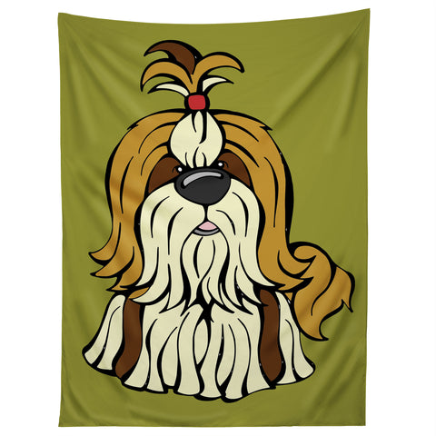 Angry Squirrel Studio Shih Tzu 30 Tapestry
