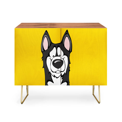Angry Squirrel Studio Siberian Husky 37 Credenza