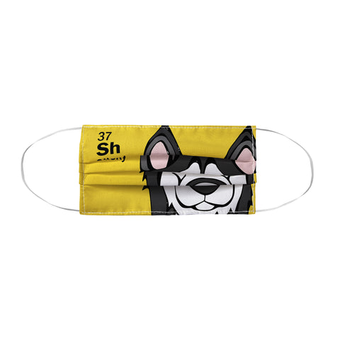 Angry Squirrel Studio Siberian Husky 37 Face Mask