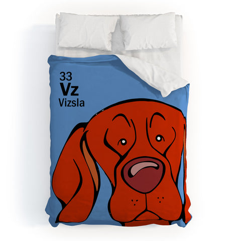 Angry Squirrel Studio Vizsla 33 Duvet Cover