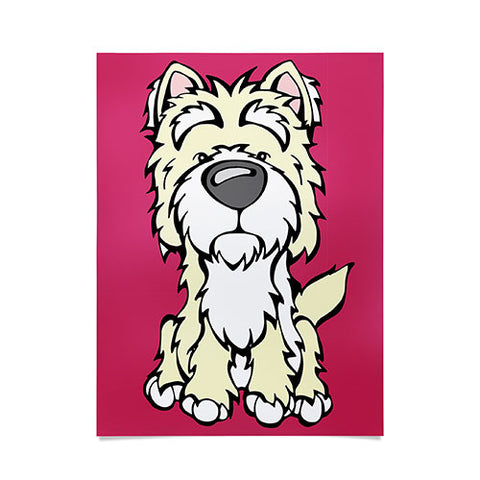 Angry Squirrel Studio Westie 40 Poster