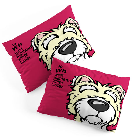 Angry Squirrel Studio Westie 40 Pillow Shams