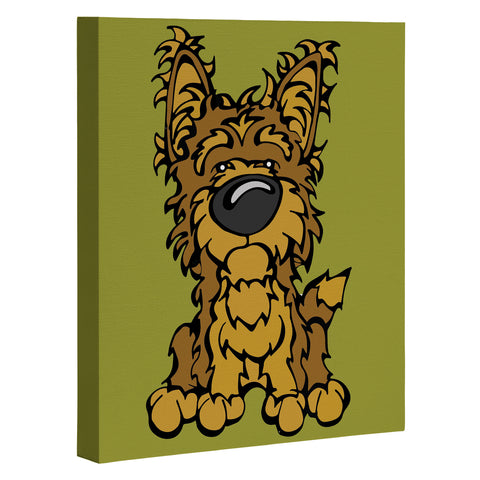 Angry Squirrel Studio Yorkshire Terrier 38 Art Canvas
