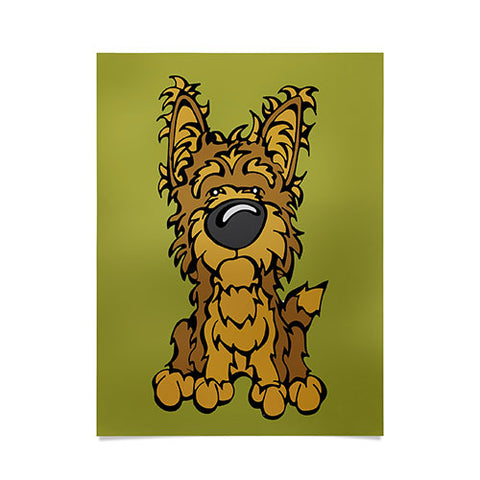 Angry Squirrel Studio Yorkshire Terrier 38 Poster