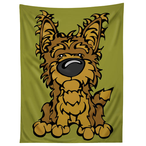 Angry Squirrel Studio Yorkshire Terrier 38 Tapestry