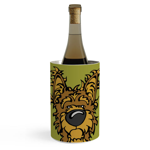 Angry Squirrel Studio Yorkshire Terrier 38 Wine Chiller