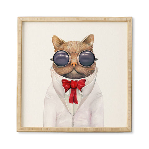 Animal Crew Astro Cat Framed Wall Art