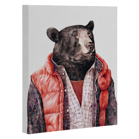 Animal Crew Black Bear Art Canvas
