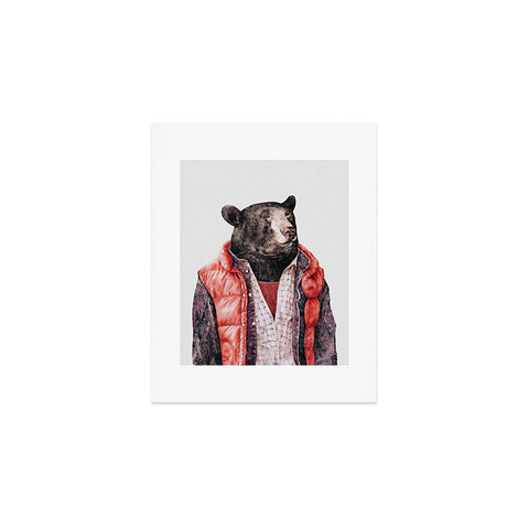 Animal Crew Black Bear Art Print