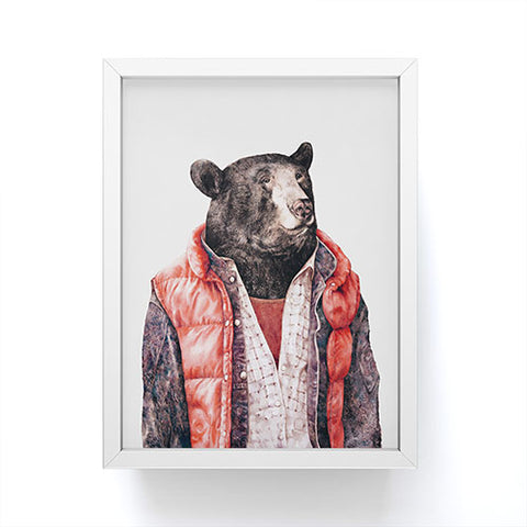 Animal Crew Black Bear Framed Mini Art Print