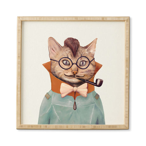 Animal Crew Eclectic Cat Framed Wall Art
