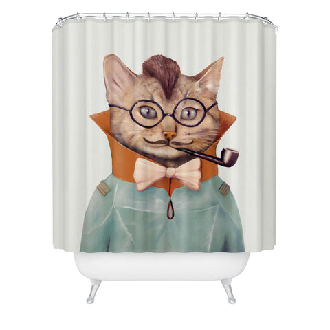 Animal Crew Eclectic Cat Shower Curtain