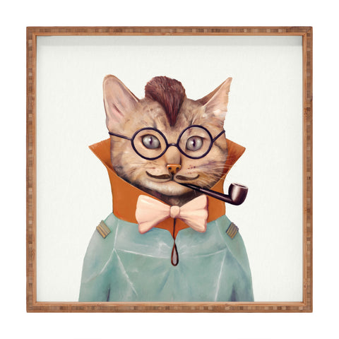 Animal Crew Eclectic Cat Square Tray