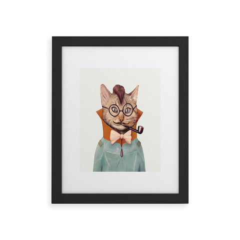Animal Crew Eclectic Cat Framed Art Print