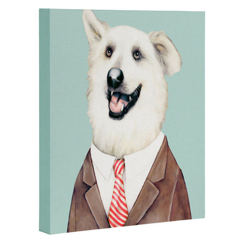 Animal Crew Happy Dog Art Canvas