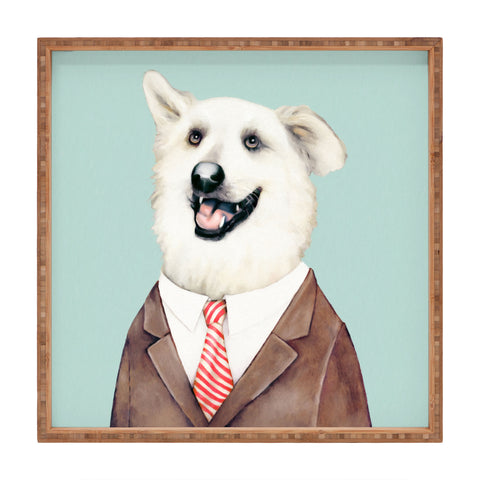 Animal Crew Happy Dog Square Tray