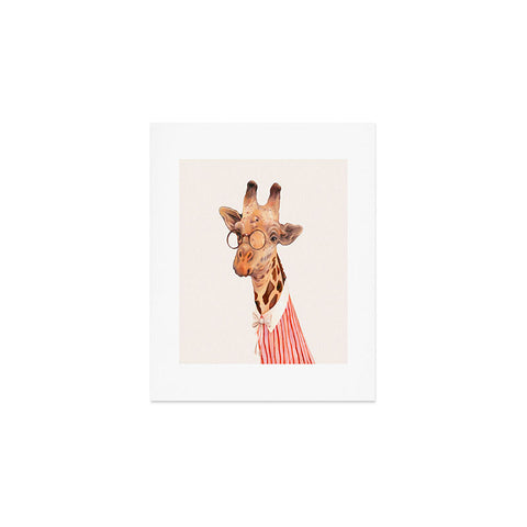 Animal Crew Lady Giraffe Art Print