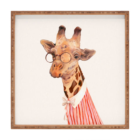 Animal Crew Lady Giraffe Square Tray
