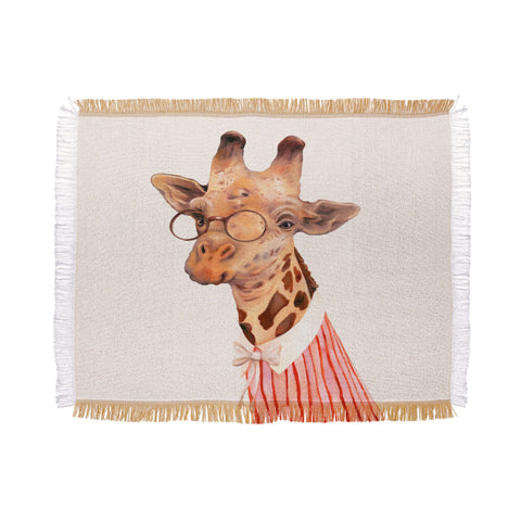 Animal Crew Lady Giraffe Throw Blanket