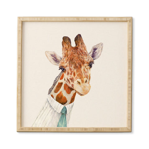 Animal Crew Mr Giraffe Framed Wall Art