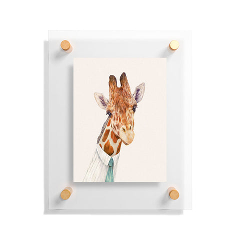 Animal Crew Mr Giraffe Floating Acrylic Print