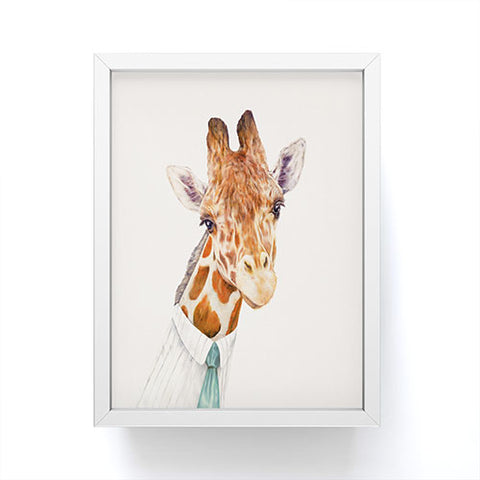 Animal Crew Mr Giraffe Framed Mini Art Print