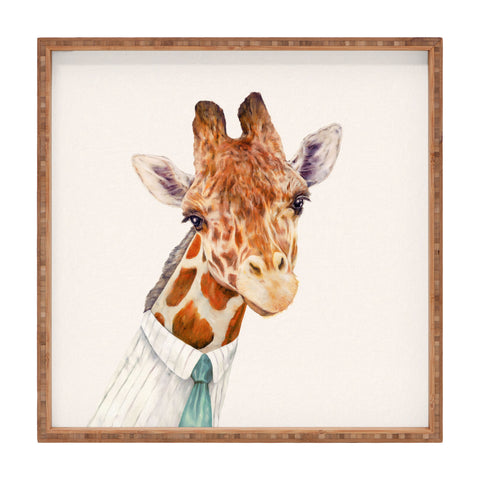 Animal Crew Mr Giraffe Square Tray