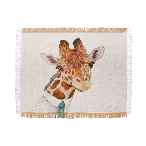Animal Crew Mr Giraffe Throw Blanket