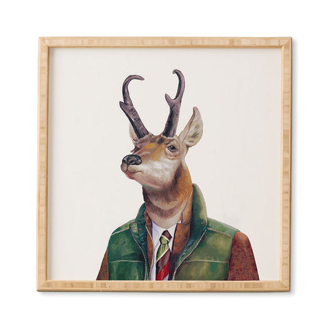 Animal Crew Pronghorn Deer Framed Wall Art