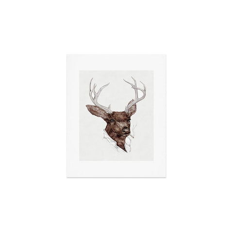 Animal Crew Smoking Buck Art Print