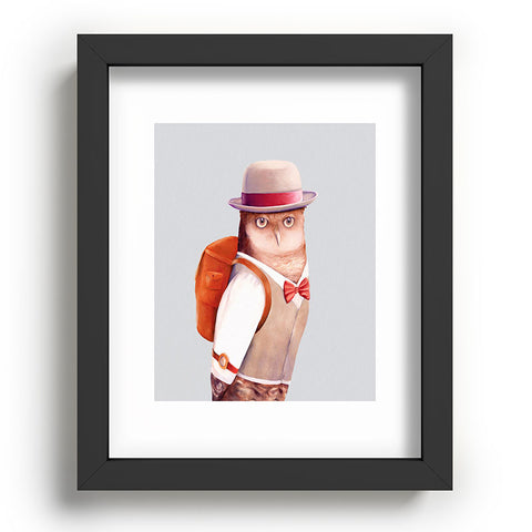 Animal Crew Travel Owl Recessed Framing Rectangle