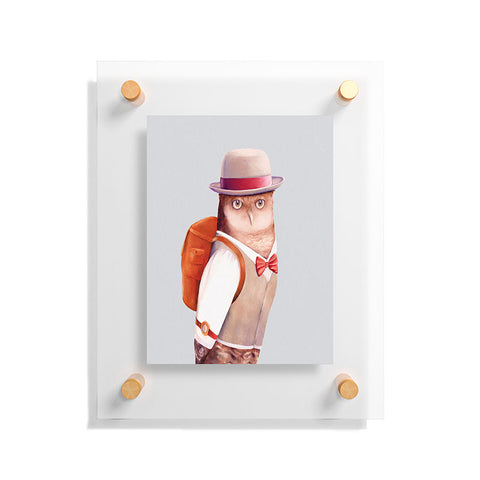 Animal Crew Travel Owl Floating Acrylic Print