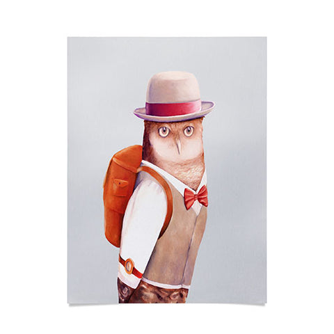 Animal Crew Travel Owl Poster