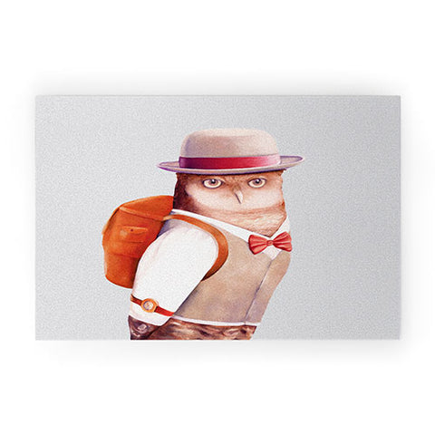 Animal Crew Travel Owl Welcome Mat