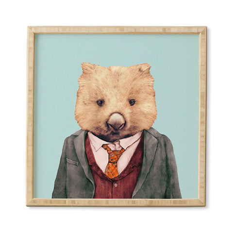 Animal Crew Wombat Framed Wall Art