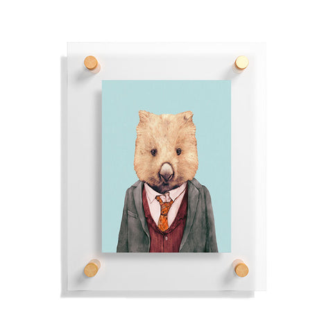 Animal Crew Wombat Floating Acrylic Print