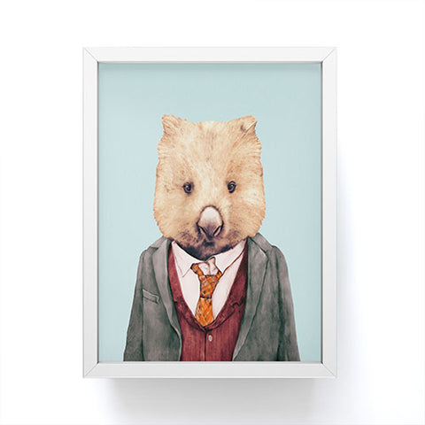 Animal Crew Wombat Framed Mini Art Print
