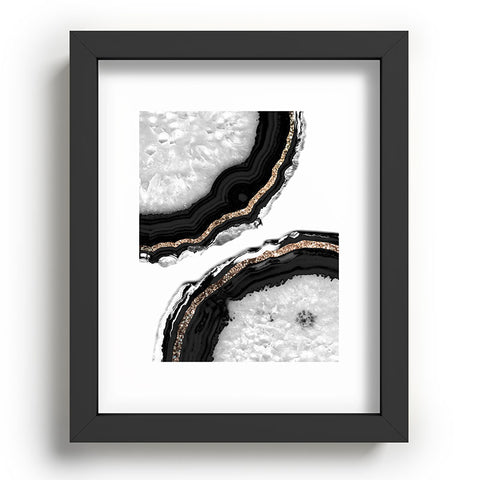 Anita's & Bella's Artwork Agate Glitter Glam 2 Recessed Framing Rectangle