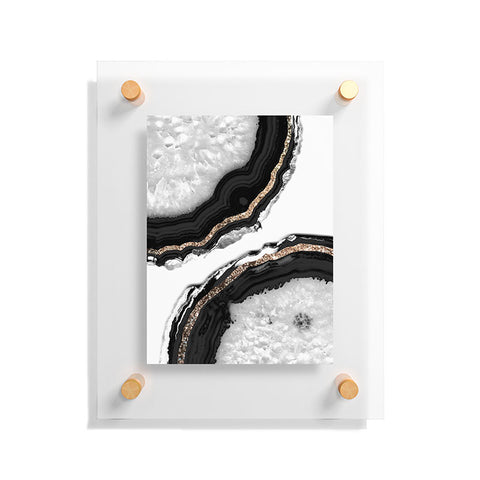 Anita's & Bella's Artwork Agate Glitter Glam 2 Floating Acrylic Print
